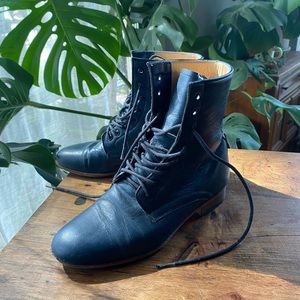 Dieppa Restrepo Rusty Boots in dark blue leather 6 / 36